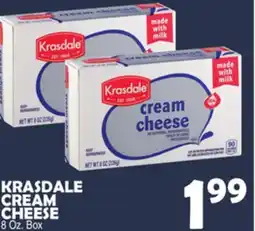 Bravo Supermarkets KRASDALE CREAM CHEESE offer