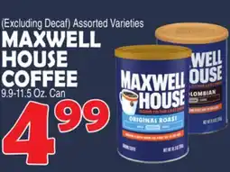 Bravo Supermarkets MAXWELL HOUSE COFFEE offer