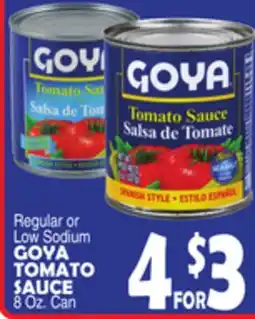 Bravo Supermarkets GOYA TOMATO SAUCE offer