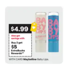 CVS Maybelline Baby Lips offer