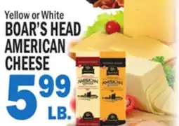 Bravo Supermarkets BOAR'S HEAD AMERICAN CHEESE offer