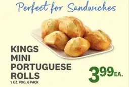 Kings Food Markets KINGS MINI PORTUGUESE ROLLS offer
