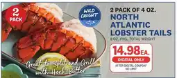 Kings Food Markets NORTH ATLANTIC LOBSTER TAILS offer