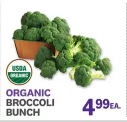 Kings Food Markets ORGANIC BROCCOLI BUNCH offer