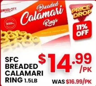 Sfc breaded calamari ring