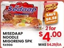 Seafood City Mi Sedaap Noodle Migoreng 5pk offer