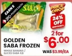 Seafood City Golden Saba Frozen offer