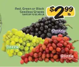 Winn Dixie Seedless Grapes offer
