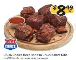 Winn Dixie USDA Choice Beef Bone-In Chuck Short Ribs offer