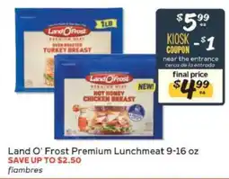 Winn Dixie Land O'Frost Premium Lunchmeat offer