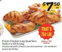 Winn Dixie Fresh Chicken Leg Quarters offer