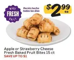 Winn Dixie Apple or Strawberry Cheese Fresh Baked Fruit Bites offer