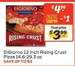 Winn Dixie DiGiorno 12 Inch Rising Crust Pizza offer