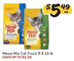 Winn Dixie Meow Mix Cat Food offer