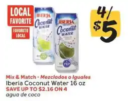 Winn Dixie Iberia Coconut Water offer