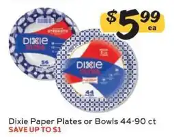 Winn Dixie Dixie Paper Plates or Bowls offer