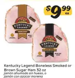 Winn Dixie Kentucky Legend Boneless Smoked or Brown Sugar Ham offer