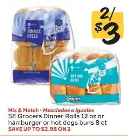 Winn Dixie SE Grocers Dinner Rolls offer