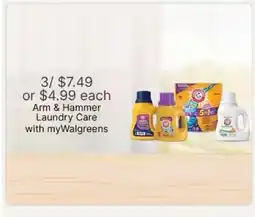 Walgreens Arm & Hammer Laundry Care offer