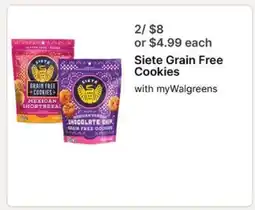 Walgreens Siete Grain Free Cookies offer