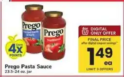 Safeway Prego Pasta Sauce offer