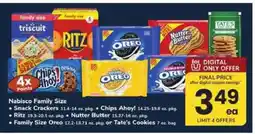 Safeway Nabisco Family Size offer