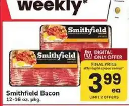 Safeway Smithfield Bacon offer