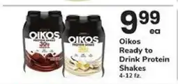 Safeway Oikos Ready to Drink Protein Shakes offer