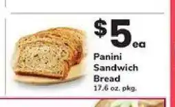 Safeway Panini Sandwich Bread offer