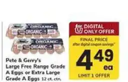 Safeway Pete & Gerry's Eggs offer