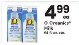 Safeway O Organics Milk offer
