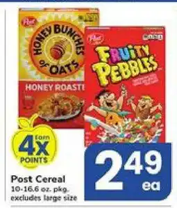 Safeway Post Cereal offer