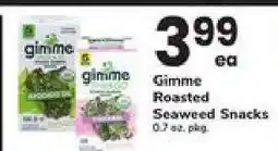 Safeway Gimme Roasted Seaweed Snacks offer