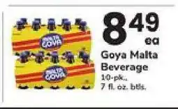 Safeway Goya Malta Beverage offer