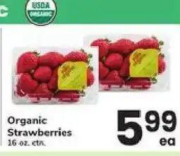Safeway Organic Strawberries offer
