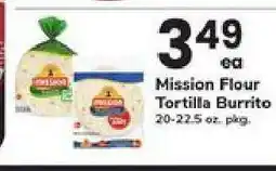 Safeway Mission Flour Tortilla Burrito offer