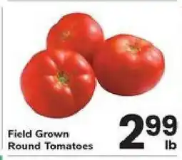 Safeway Field Grown Round Tomatoes offer