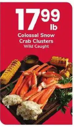 Safeway Colossal Snow Crab Clusters offer