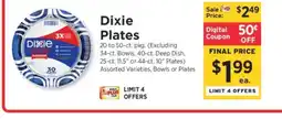 ShopRite Dixie Plates offer