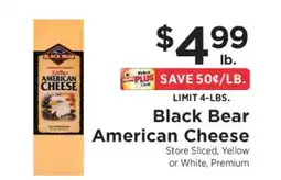 ShopRite Black Bear American Cheese offer