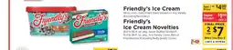 ShopRite Friendly's Ice Cream Novelties offer