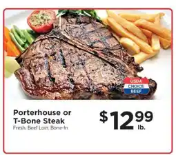 ShopRite Porterhouse or T-Bone Steak offer