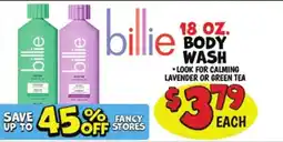 Ollie's Billie body wash offer