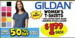 Ollie's Gildan women's t-shirts offer