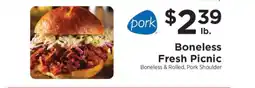 ShopRite Boneless Fresh Picnic offer