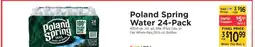 ShopRite Poland Spring Water 24-Pack offer