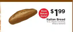 ShopRite Italian Bread offer