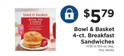 ShopRite Bowl & Basket 4-ct. Breakfast Sandwiches offer