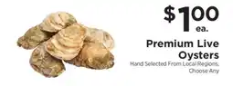 ShopRite Premium Live Oysters offer