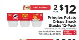 ShopRite Pringles Potato Crisps Snack Stacks 12-Pack offer